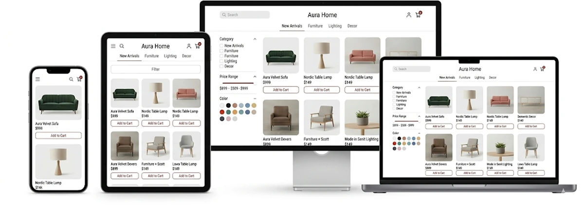 Native App Device Mockups - Phone, Tablet, Desktop, Laptop